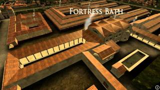 Animation of ancient Roman Fort in Caerleon Wales [upl. by Bhayani]