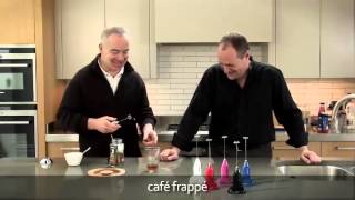 How to make a frappé coffee using an aerolatte milk frother [upl. by Vihs375]