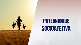 Paternidade socioafetiva [upl. by Talich]