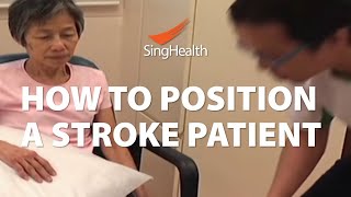 How To Position A Stroke Patient [upl. by Ecinhoj185]