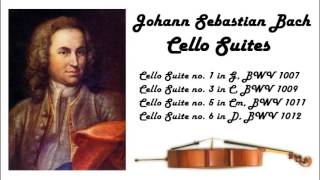 Johann Sebastian Bach  Cello suites in 432 Hz great for reading or studying [upl. by Nairrod]