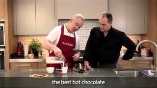 How to make a hot chocolate using an aerolatte milk frother [upl. by Eivol761]