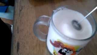 Aerolatte Review Frothing Cold Milk In Under 1 Minute [upl. by Millie154]